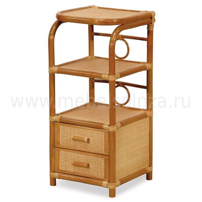 Плетеный комод с двумя ящиками